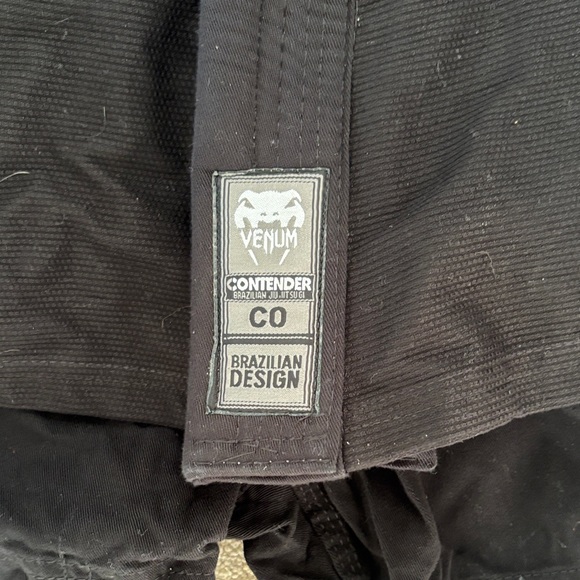 Venum Kids Brazilian Jiu Jitsu Costume - Black - Picture 7 of 11